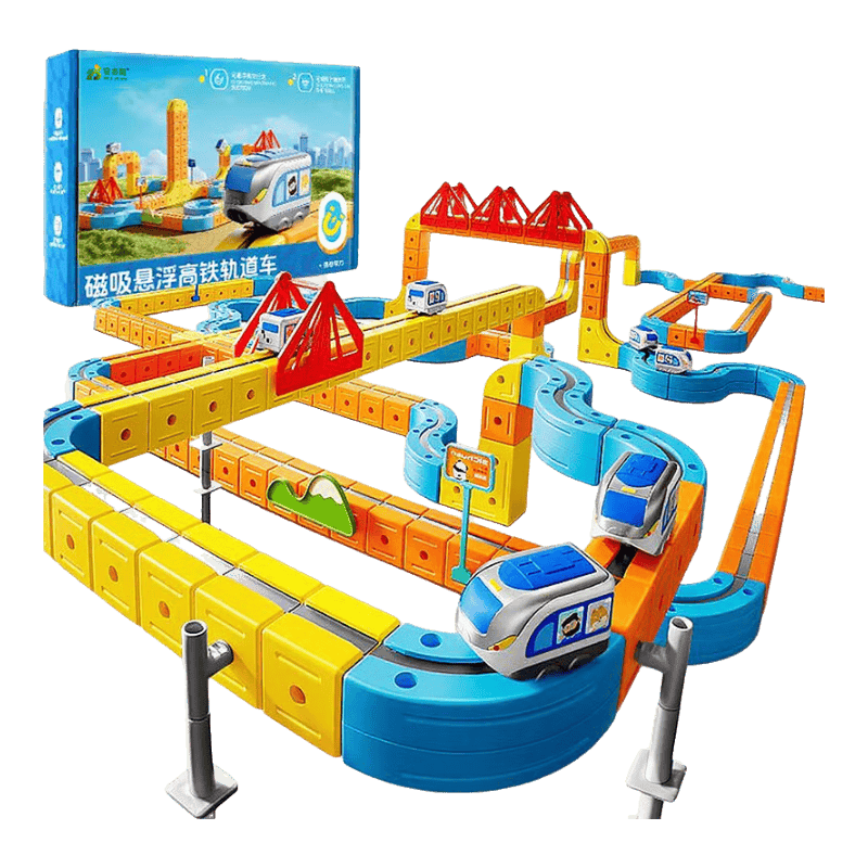 —贝初众反重力魔幻磁力轨道车玩具车开元棋